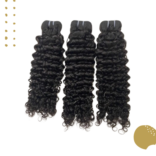 Deep Curly Hair 100% Unprocessed Virgin Human Hair Bundle